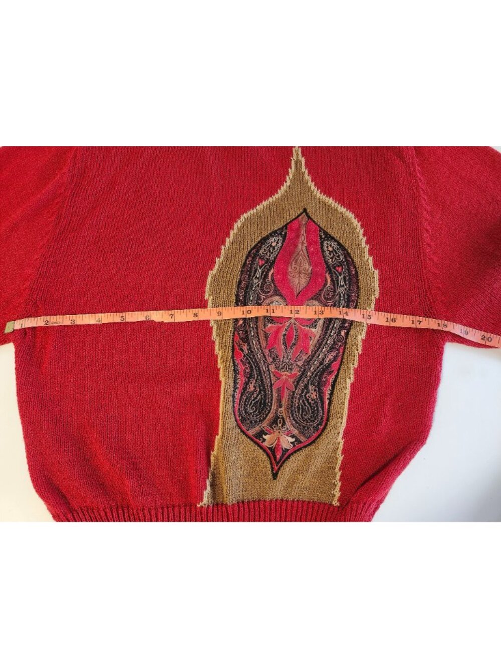 UMI Collections by Anne Crimmins Knit Pullover Medium Hong Kong Vintage - Picture 5 of 12